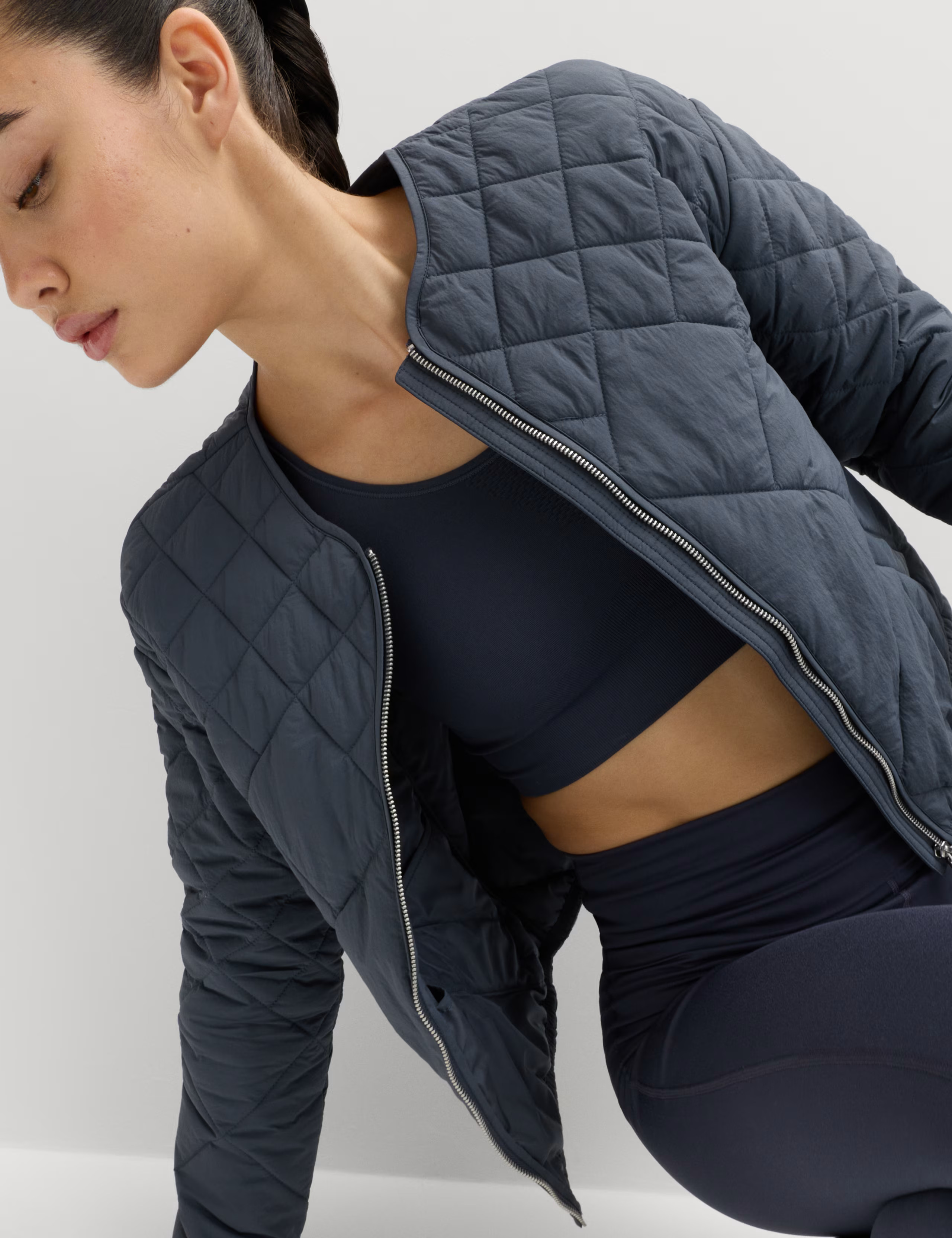 Stormwear™ Quilted Collarless Jacket | Marks & Spencer (UK)