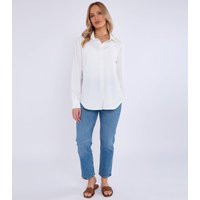 Women's White Oversized Shirt Gini London New Look | New Look (UK)