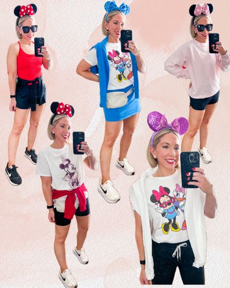 Disney outfits / sporty outfit / athleisure outfit 

Magic kingdom outfit
Toy Story world outfit 
Disney moms
Mom outfit 
Disney ears 
Mouse ears 
Casual outfit 
Travel outfit 

#ltktravel #ltkover40 #ltkfindsunder100

#LTKsalealert #LTKSeasonal #LTKfindsunder50
