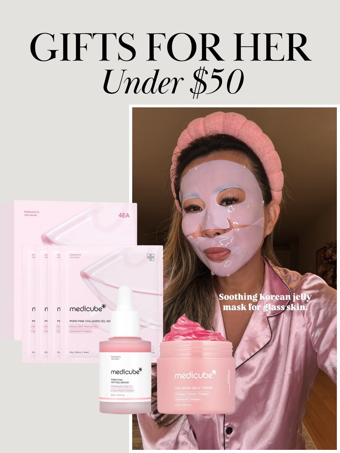 Gifts for her under $50! Medicube mask set 

#LTKFindsUnder50 #LTKHoliday #LTKGiftGuide
