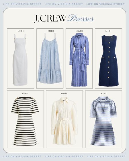 Loving all of these cute J Crew dresses for spring and summer! They’re perfect for graduation dresses, wedding season, Mother’s Day brunch outfits, or casual dresses for dinner! Loving all the coastal vibes of these cute options. And several are on sale right now!
.
#ltkseasonal #ltkover40 #ltkmidsize #ltkfindsunder100 #ltkfindsunder50 #ltksalealert #ltkstyletip #ltkwedding #ltkworkwear 

#LTKfindsunder100 #LTKSeasonal #LTKworkwear
