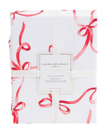 Holiday Ribbons Tablecloth | TJ Maxx