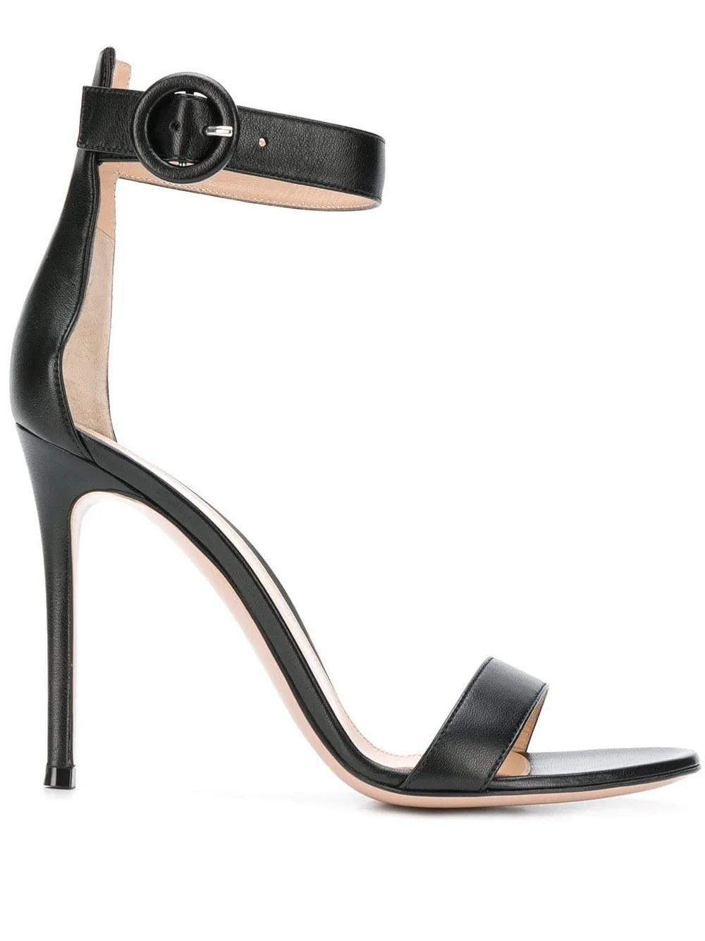 Gianvito Rossi Portofino 105mm Leather Sandals - Farfetch | Farfetch Global
