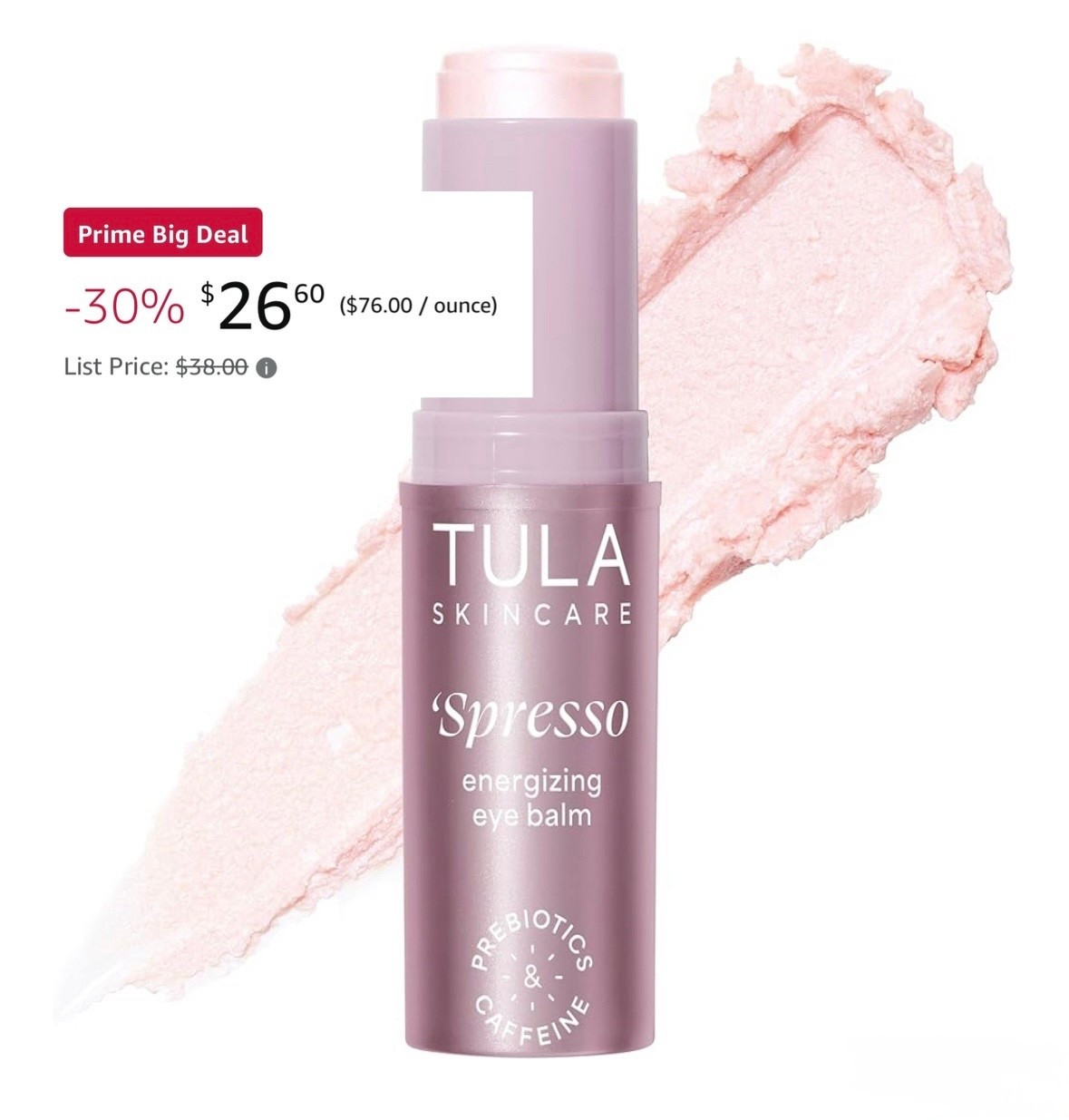 Tula eye balm 
Amazon prime deals
Amazon makeup
Amazon beauty deals 

#LTKStyleTip #LTKBeauty #LTKSaleAlert