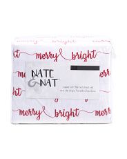 Merry And Bright Flannel Sheet Set | TJ Maxx
