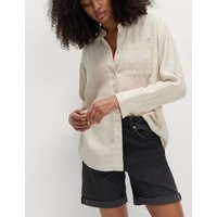 M&S Pure Linen Shirt Calico | Marks & Spencer (UK)