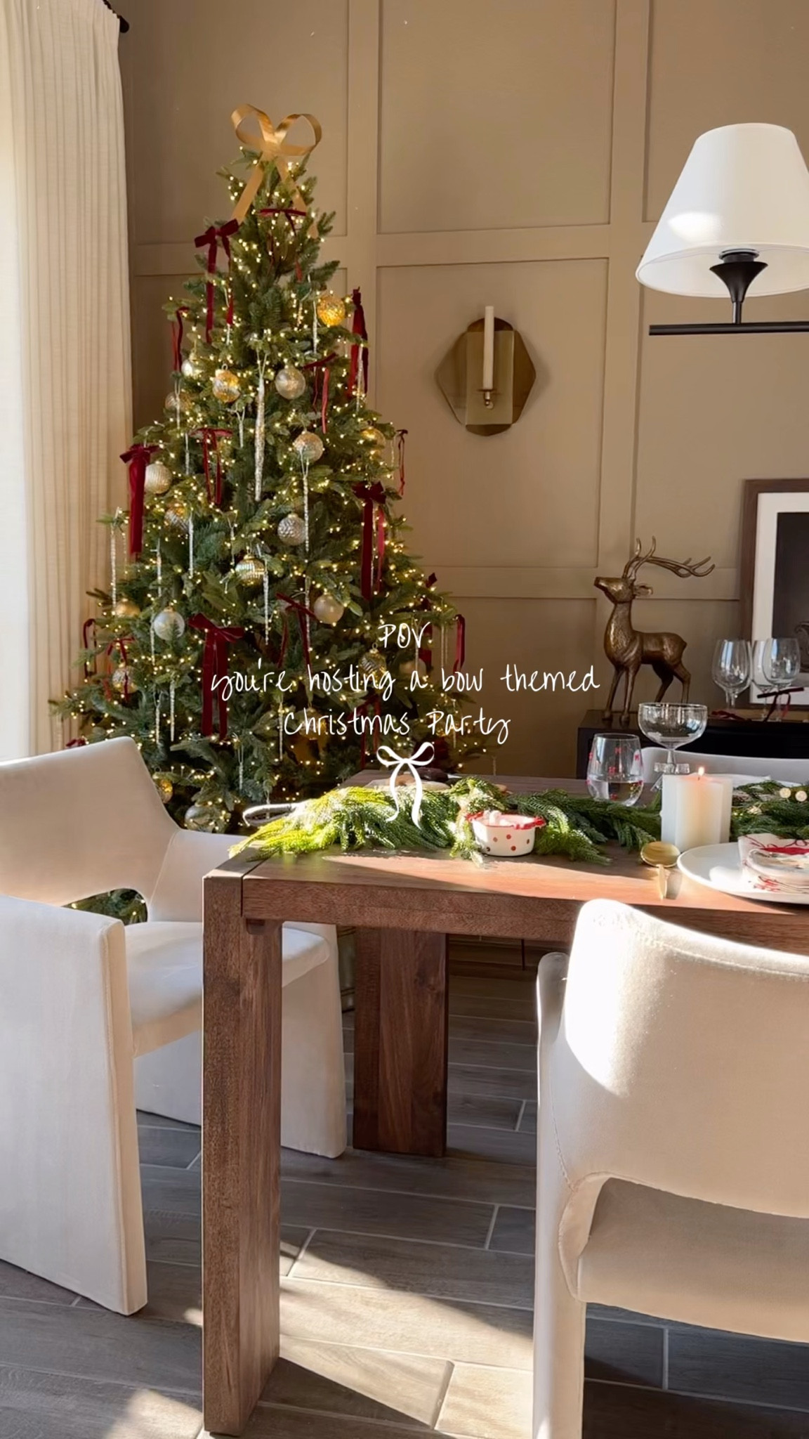 World Market is my go-to for creating a table that feels both festive and lived-in. I love blending their holiday tableware with all the snacks & sips to make this setup feel warm, inviting, and ready for guests. 🍽️🎄 @worldmarket #worldmarketpartner #worldmarketfinds

Their bow tabletop collection adds that on-trend moment we’re all seeing this year, but the design of these items is so chic and timeless enough to keep using for many seasons to come! #bowthemeddinner #iconglasses #holidaydinnerparty

#LTKCyberWeek #LTKHoliday #LTKHome