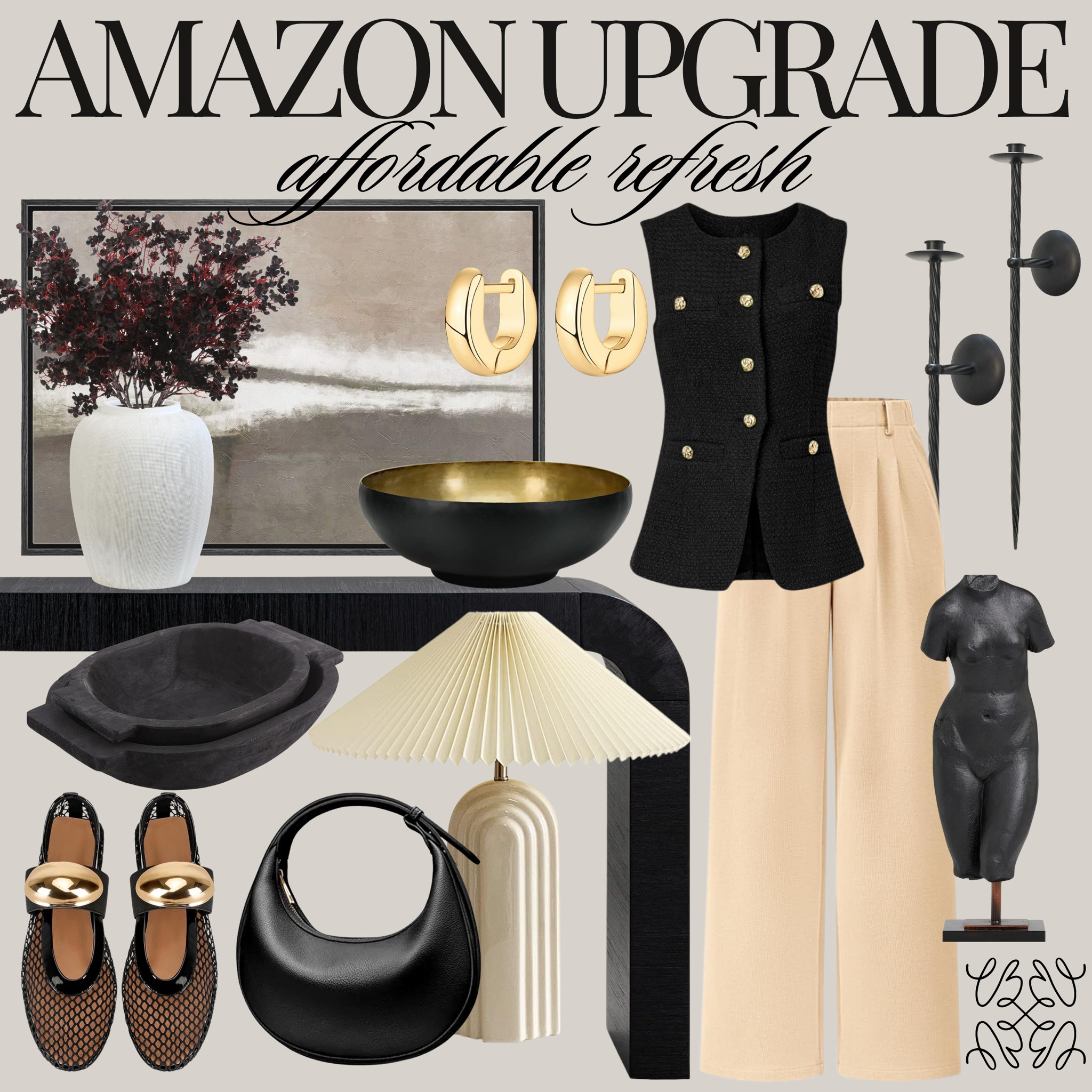 Amazon upgrade - affordable refresh

Amazon, Rug, Home, Console, Amazon Home, Amazon Find, Look for Less, Living Room, Bedroom, Dining, Kitchen, Modern, Restoration Hardware, Arhaus, Pottery Barn, Target, Style, Home Decor, Summer, Fall, New Arrivals, CB2, Anthropologie, Urban Outfitters, Inspo, Inspired, West Elm, Console, Coffee Table, Chair, Pendant, Light, Light fixture, Chandelier, Outdoor, Patio, Porch, Designer, Lookalike, Art, Rattan, Cane, Woven, Mirror, Luxury, Faux Plant, Tree, Frame, Nightstand, Throw, Shelving, Cabinet, End, Ottoman, Table, Moss, Bowl, Candle, Curtains, Drapes, Window, King, Queen, Dining Table, Barstools, Counter Stools, Charcuterie Board, Serving, Rustic, Bedding, Hosting, Vanity, Powder Bath, Lamp, Set, Bench, Ottoman, Faucet, Sofa, Sectional, Crate and Barrel, Neutral, Monochrome, Abstract, Print, Marble, Burl, Oak, Brass, Linen, Upholstered, Slipcover, Olive, Sale, Fluted, Velvet, Credenza, Sideboard, Buffet, Budget Friendly, Affordable, Texture, Vase, Boucle, Stool, Office, Canopy, Frame, Minimalist, MCM, Bedding, Duvet, Looks for Less

#LTKSeasonal #LTKHome #LTKStyleTip