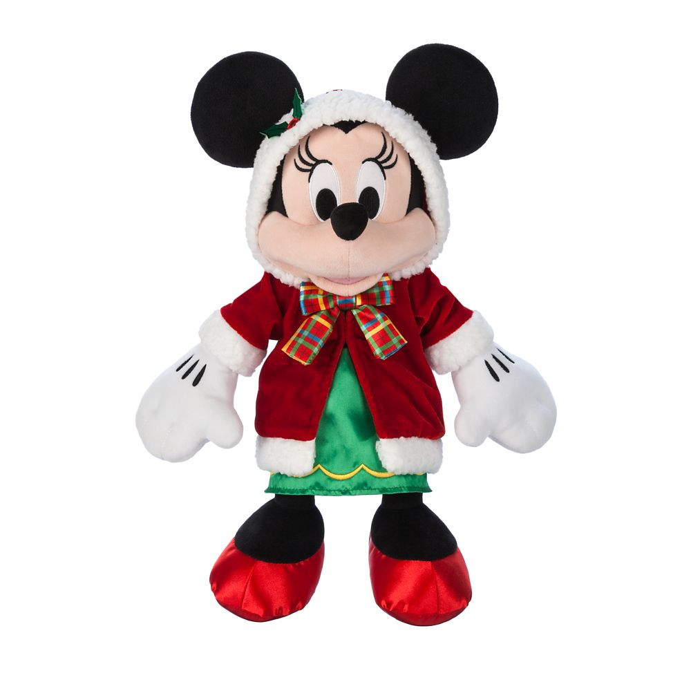 Minnie Mouse Holiday Plush – Medium 16'' | Disney Store | Disney Store