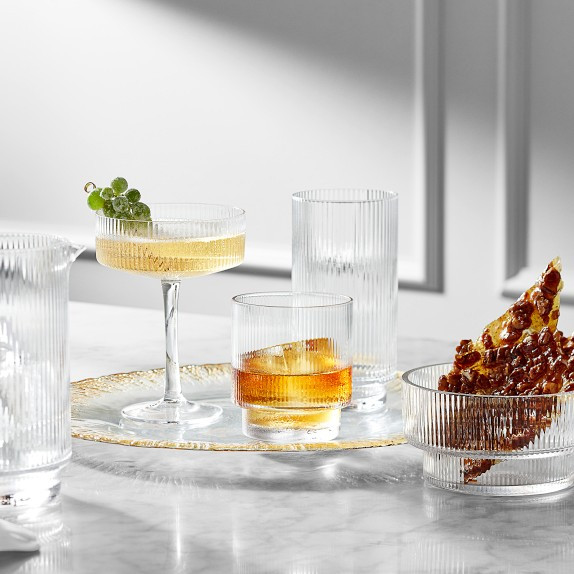 Modern Optic Coupe Glasses, Set of 4 | Williams-Sonoma
