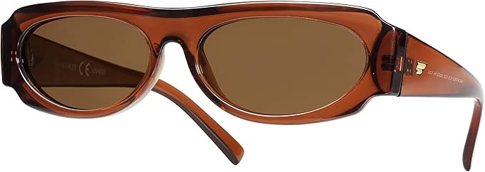 VANLINKER Trendy Retro 90s Sunglasses Womens Mens Vintage Oval Frame Polarized Small Shades VL978... | Amazon (US)