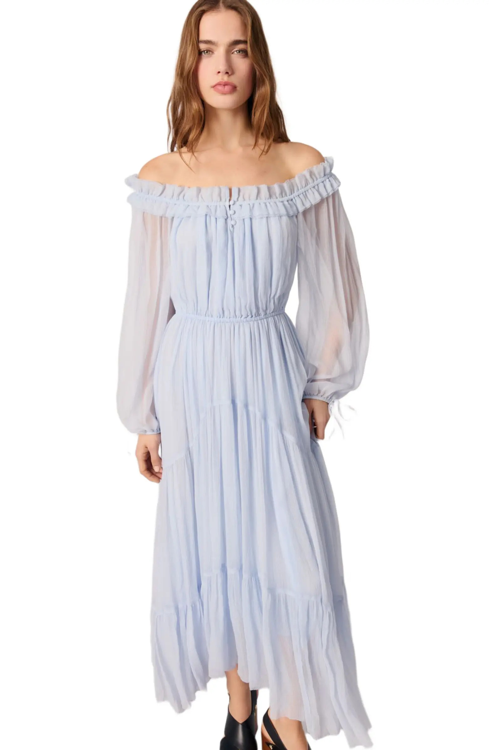 Chiffon maxi dress | Nordstrom