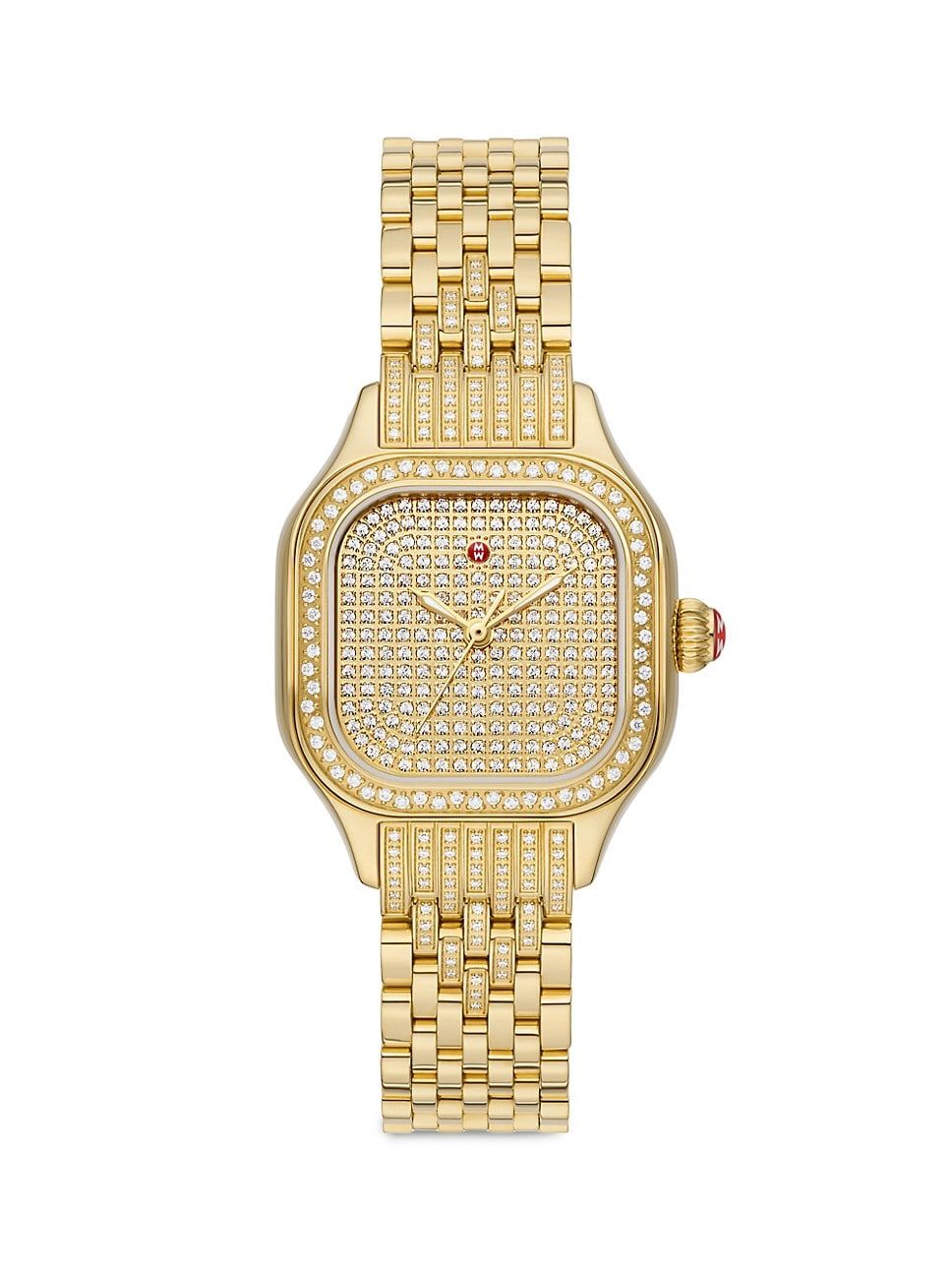 Meggie 18K-Gold-Plated & 2.8 TCW Diamond Bracelet Watch | Saks Fifth Avenue