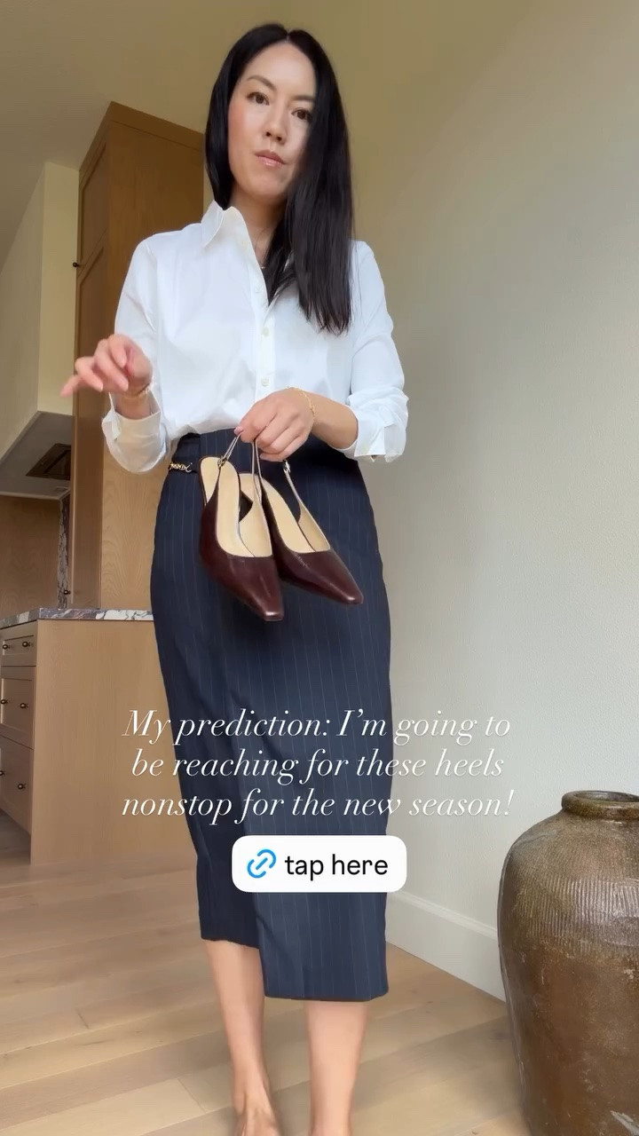 These slingback heels are SO good! They’re burgundy but look like a deep chocolatey burgundy. True to size.


#classicstyle #AnnTaylor #OOTD #workwear #officeoutfit #falloutfit

#LTKWorkwear #LTKSeasonal #LTKootd