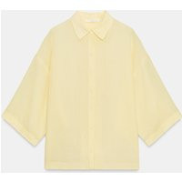 Zara - Zw Collection Flowy Oversized Shirt - Yellow - L - Woman | Zara US