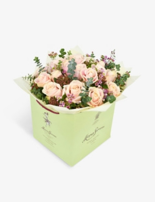 Two Dozen Pink Roses bouquet | Selfridges
