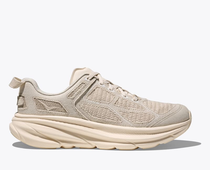 HOKA Vibrant Bloom Clifton One9 Shoes in Alabaster/Cielo Blue, Size M 5.5/W 6.5 | Hoka One US