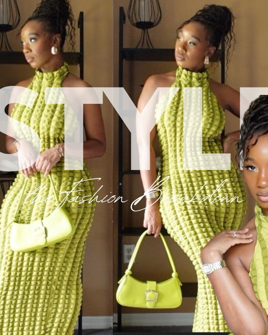 This stunning textured lime green dress is a head-turner with its unique design and flattering fit. Check out my YouTube channel <<<www.youtube.com/cherishthelook>>> for styling tips. 

#LTKSeasonal #LTKStyleTip #LTKSummerSales