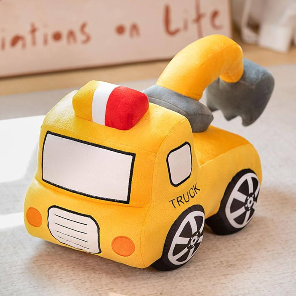 Red School Bus Plush Toy Car Cute Cartoon Pillow Stuffed Van Car Cushion Plush Car Gift Cushion C... | Amazon (US)