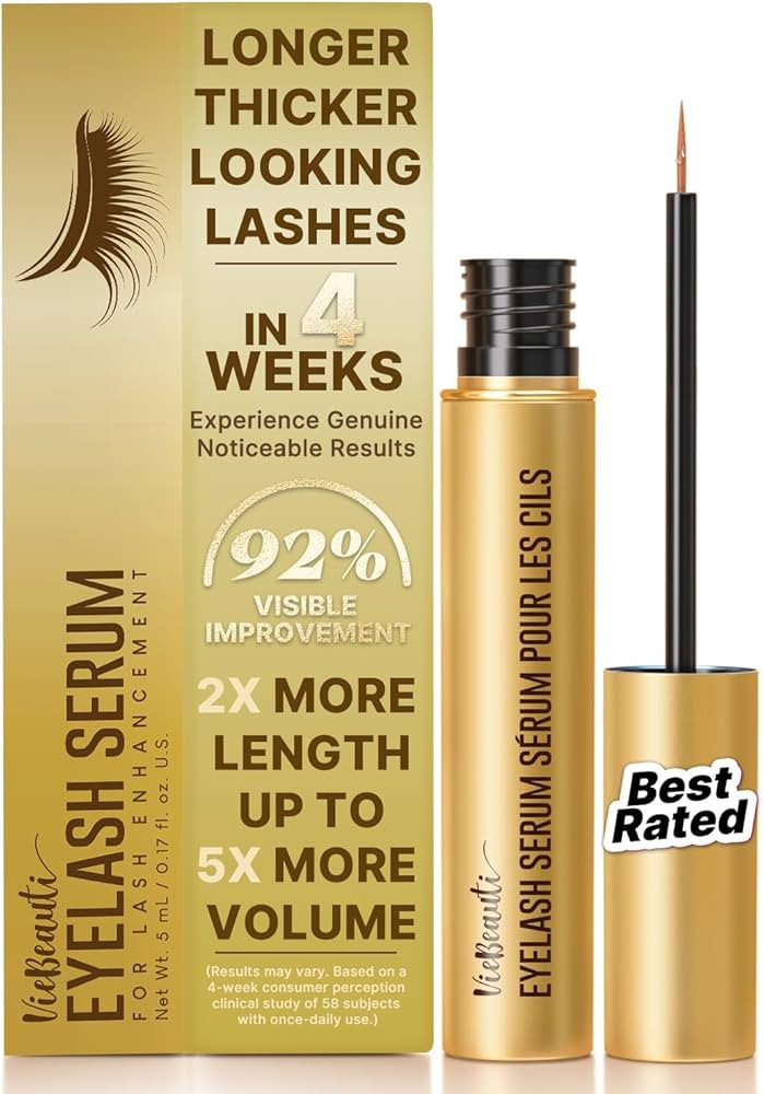 VieBeauti Lash Serum for Eyelash Growth: 5mL Eyelash Growth Serum with Advanced Formula to Boost ... | Amazon (US)