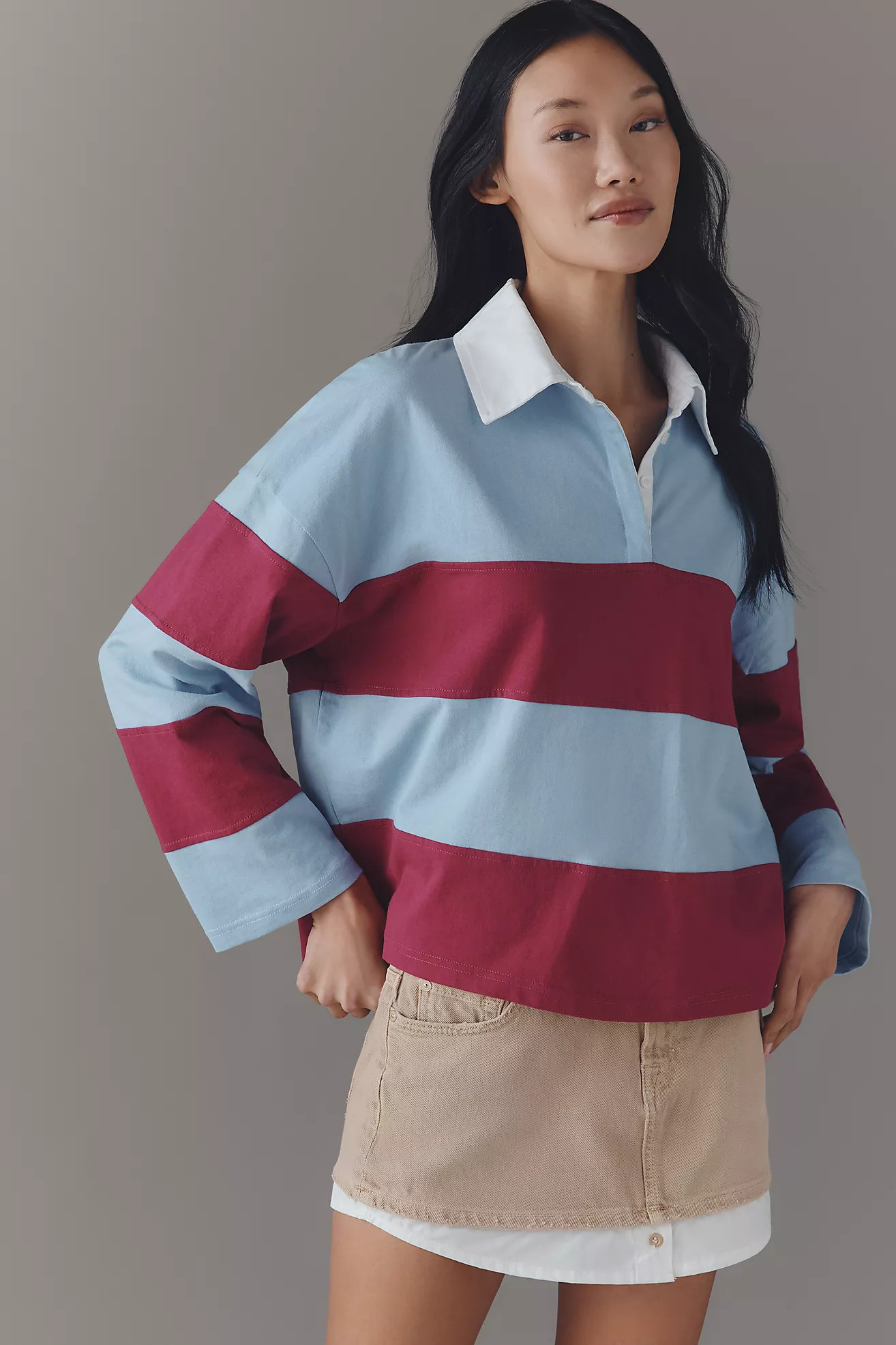 By Anthropologie Striped Rugby Top | Anthropologie (UK)
