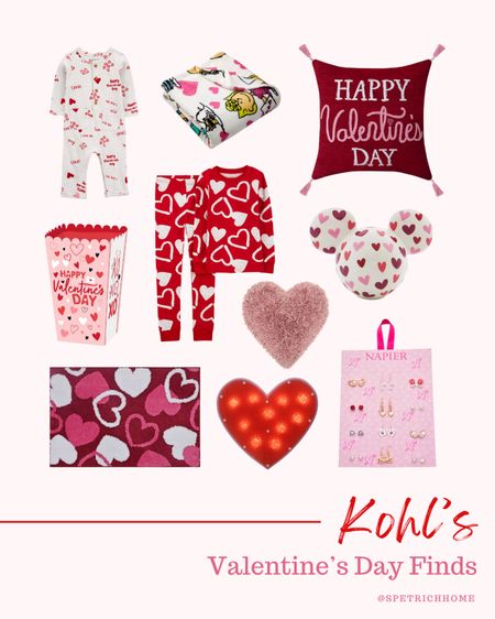 Shop my Valentine’s Day finds at Kohl’s 💗

#heart #pajamas #pjs #homedecor #winter 

#LTKhome #LTKsalealert #LTKSeasonal