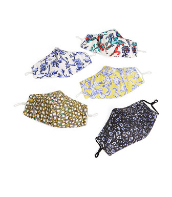 Tory Burch Printed Face Mask, Set Of 5 | Tory Burch (US)