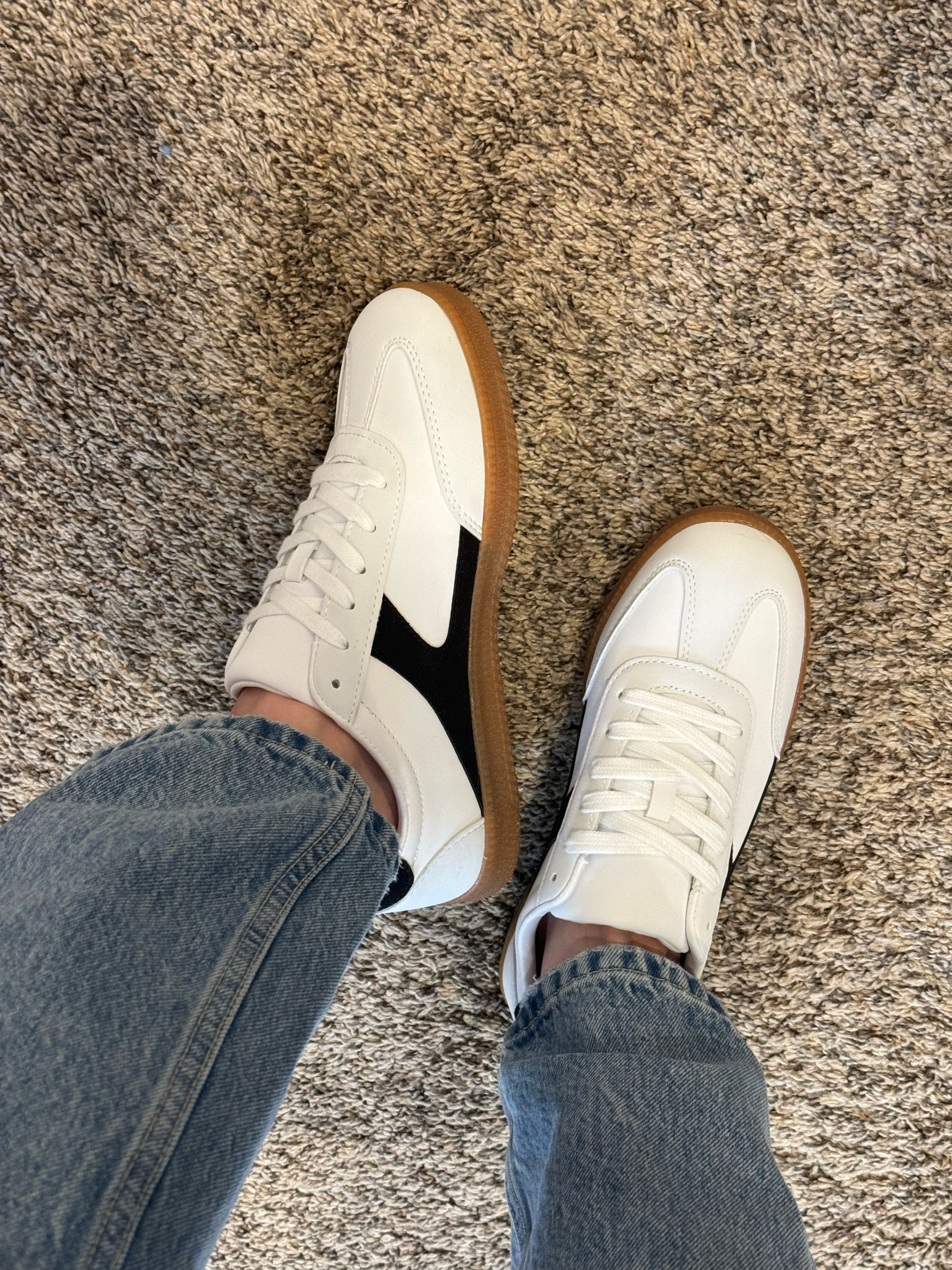 Samba dupe from Walmart with memory foam 😍

#LTKfindsunder50 #LTKshoecrush #LTKfamily