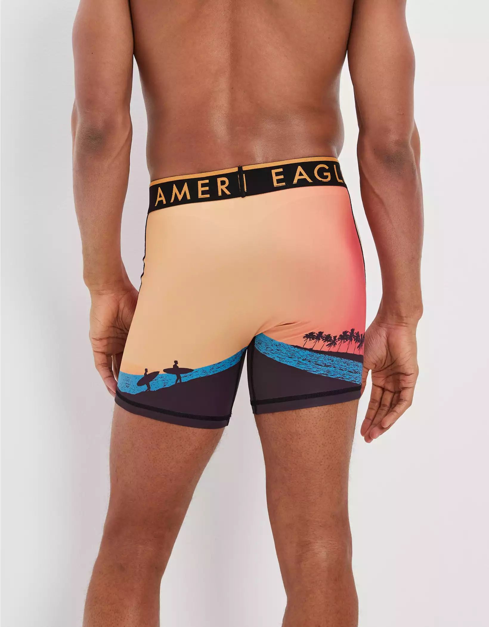 AE x Outer Banks Sunset 6" Flex Boxer Brief | American Eagle Outfitters (US & CA)