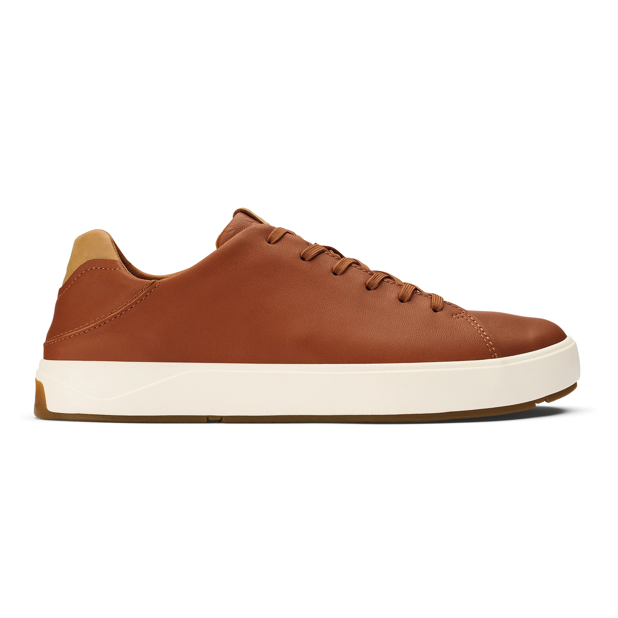 Lae‘ahi Lī ‘Ili Men's Leather Sneakers - Kukui Brown | OluKai | OluKai