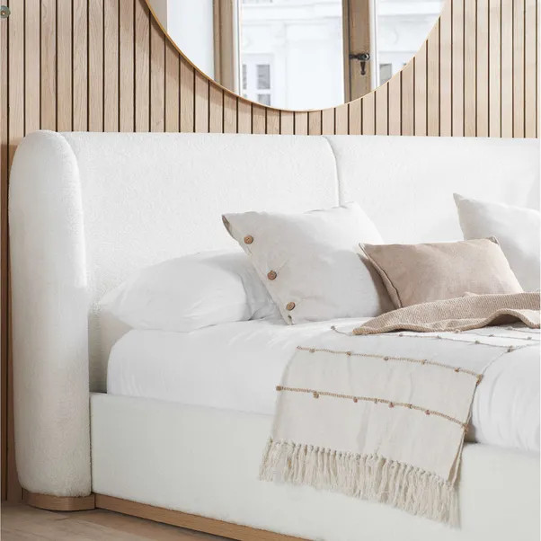 Eden Bed Frame, Boucle | Dunelm (migrated)