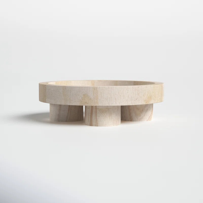 Padma Round Wood Tray | Wayfair North America