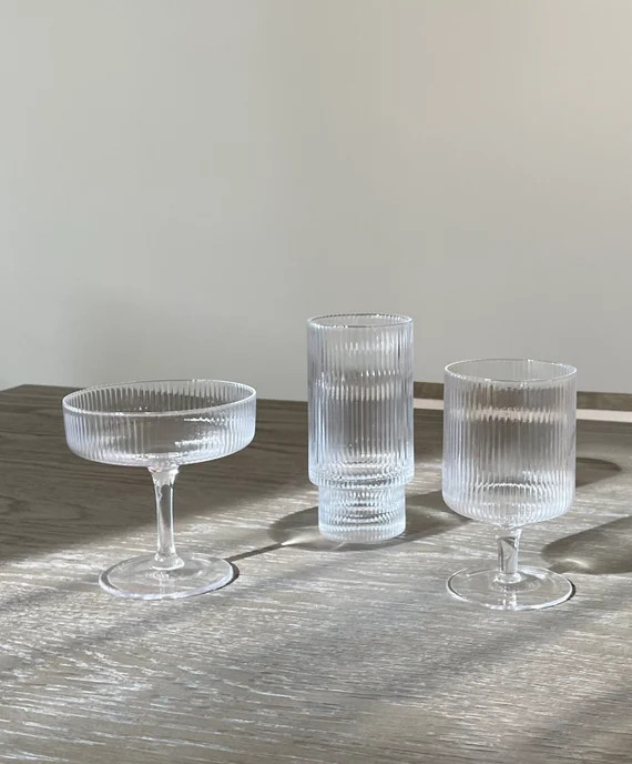 Ripple Glass Set | Etsy | Etsy (US)
