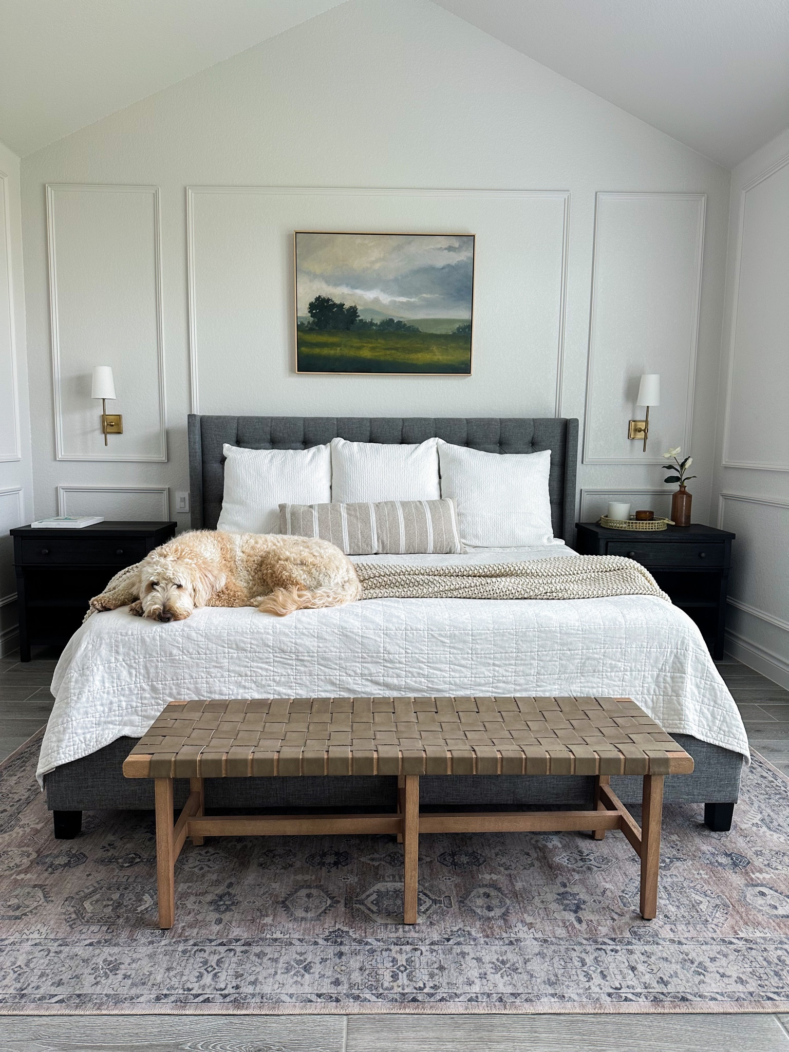 Primary bedroom neutral decor 

#bedroomdecor #potterybarn #interiordesign #bedroomart #bedroominteriors 

#LTKhome #LTKfamily #LTKunder50