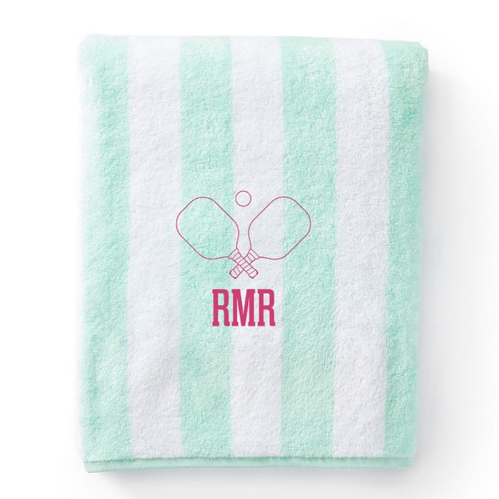 Cabana Stripe Beach Towel | Mark and Graham