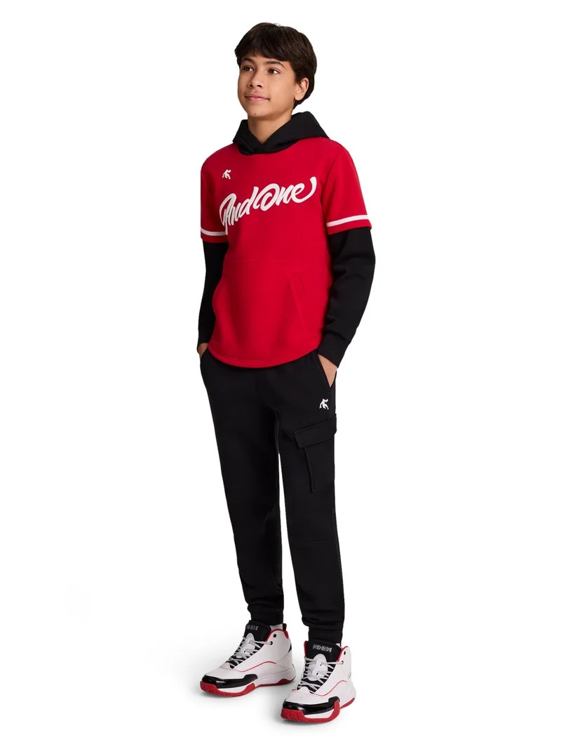 AND1 Boy's Clean Break Fleece Hoodie, Sizes 4-18 | Walmart (US)