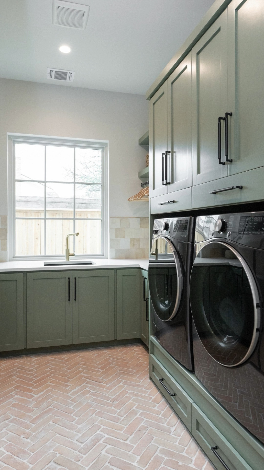 Austin Modern laundry room serves as an orderly command center for this active family. Products from Amazon and The Container Store pair with incredible design in this calming space 🌿
 

#LTKFamily #LTKHome