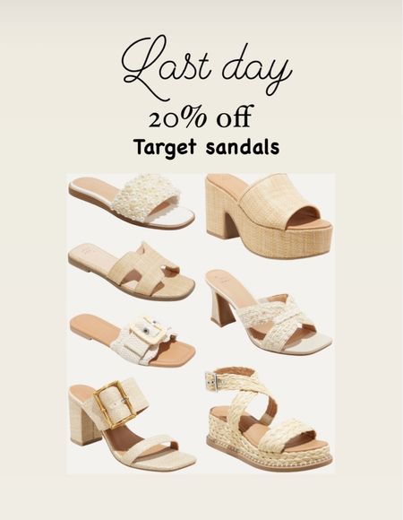 Target sandals sale, Target sale, Target style, Spring sandals 

#LTKSpringSale #LTKshoecrush #LTKsalealert