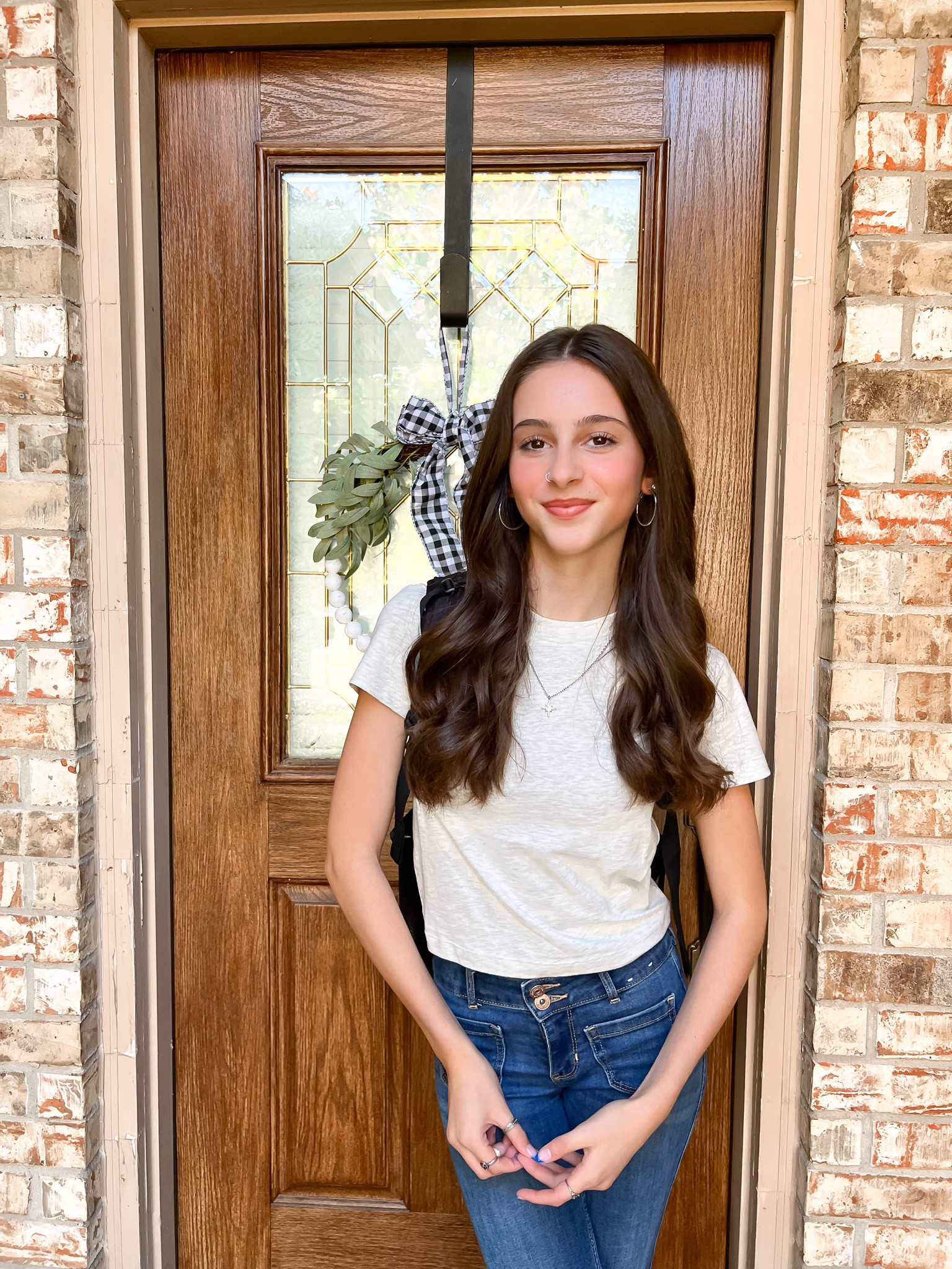Back-to-school #teen
Gray T-shirt : adult S
Dark wash bootcut jeans: 12/13
White fashion sneakers: women’s 6.5

#LTKBacktoSchool #LTKkids #LTKFind
