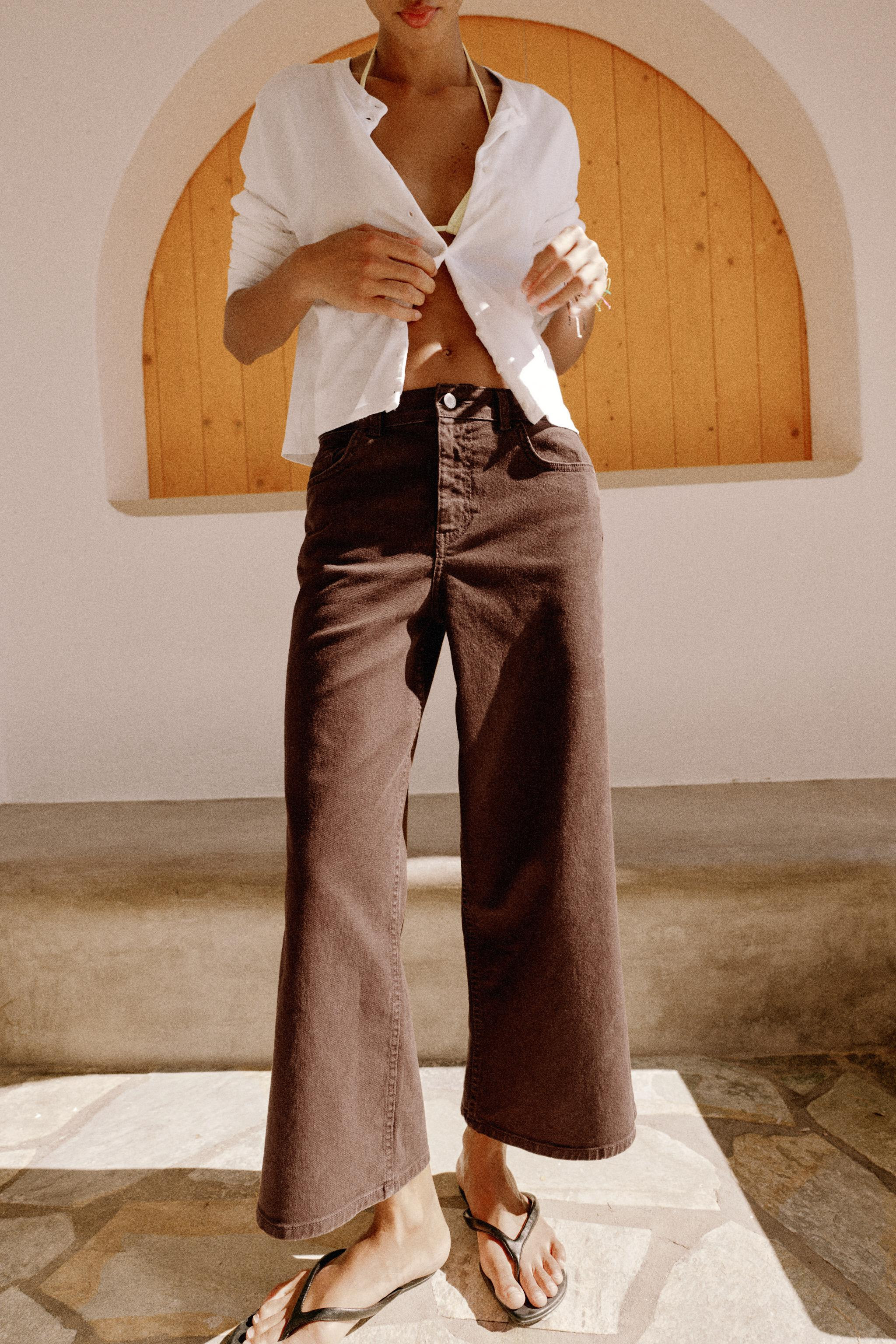 Z1975 HIGH-WAISTED CULOTTE COMFORT JEANS | Zara US