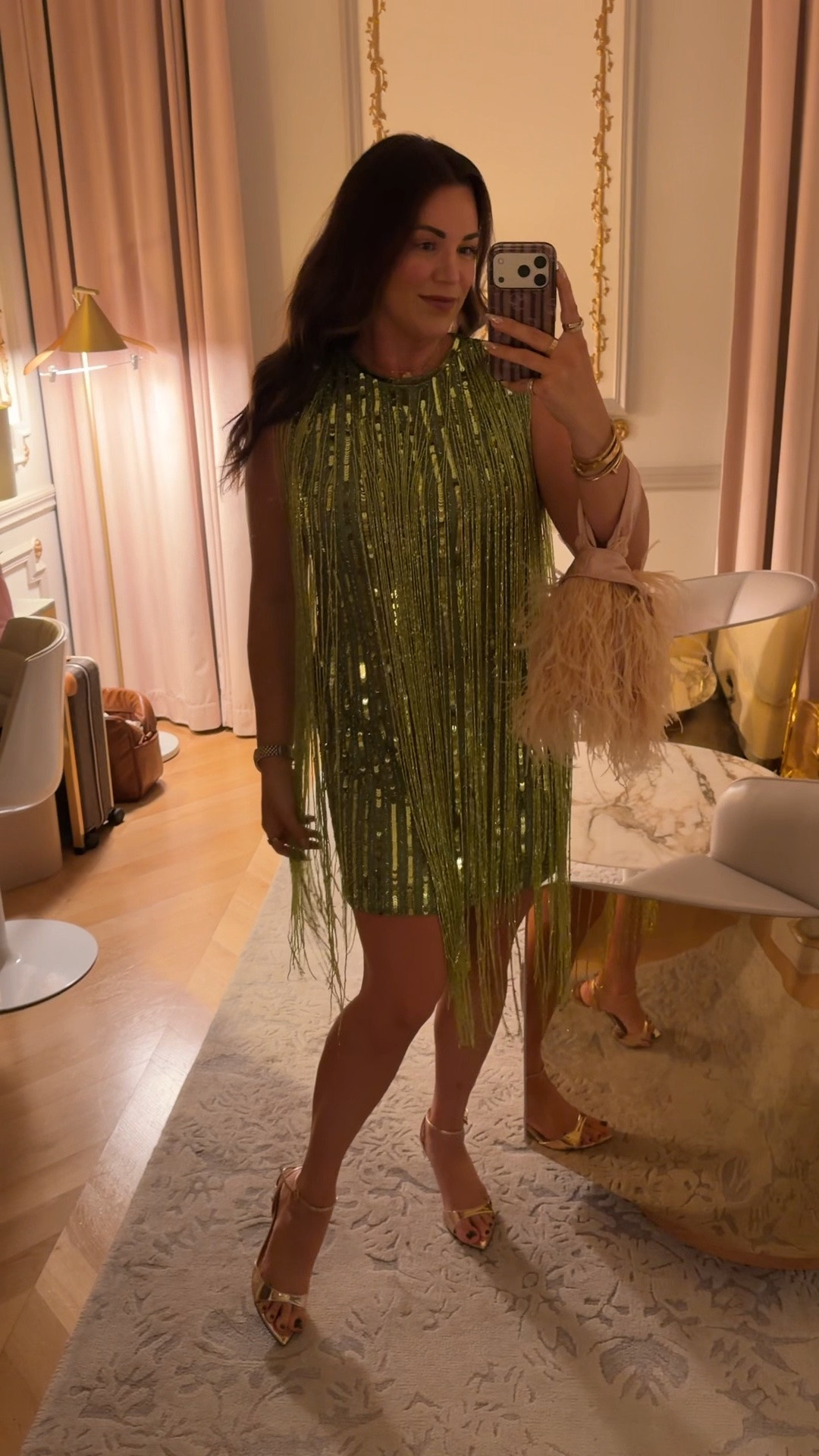 curvy midsize chartreuse green fringe beaded dress for a night out in Paris! wearing size 10 and on sale! 💚

#LTKSeasonal #LTKMidsize #LTKTravel
