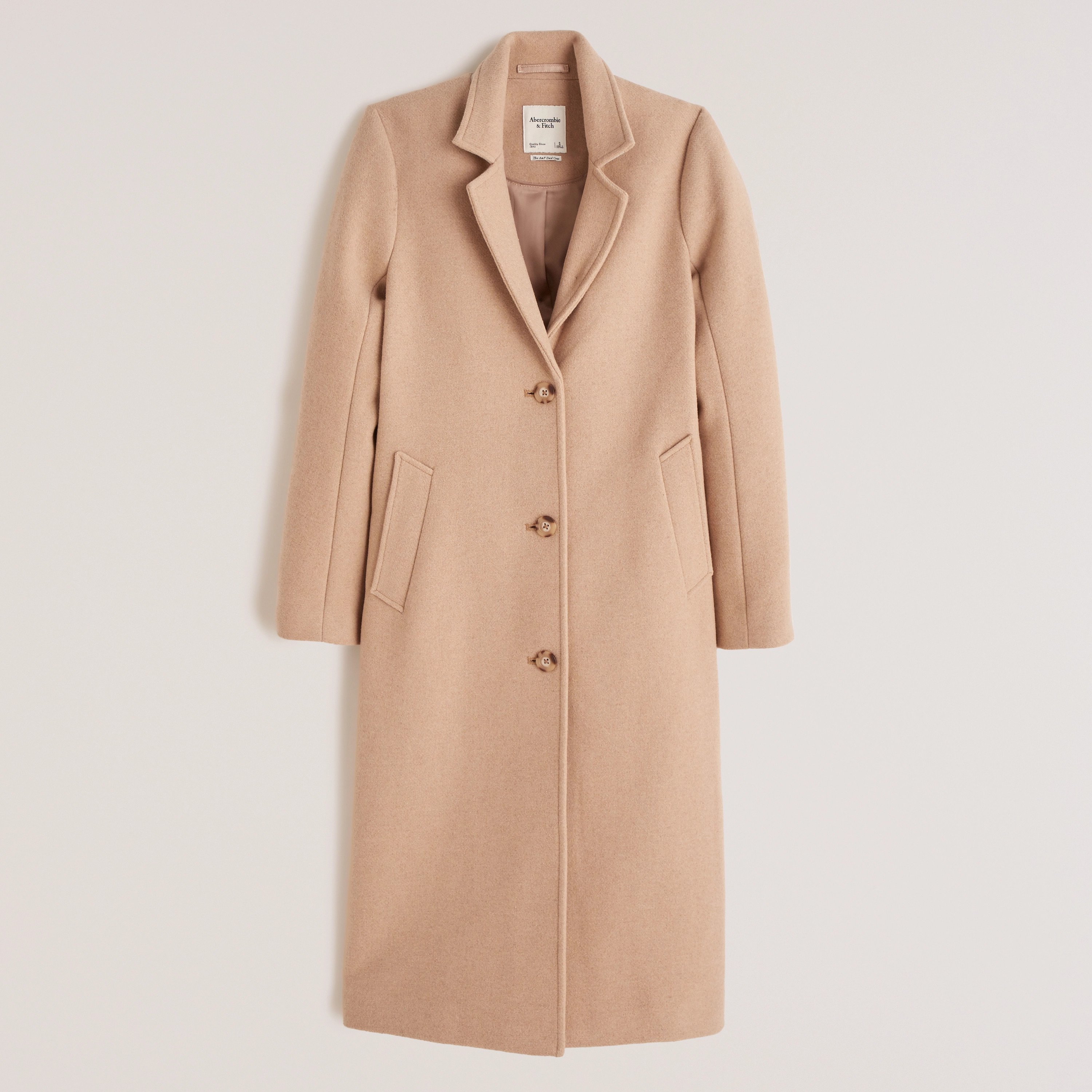 Calf-Length Dad Coat
					



		
	



	
		Exchange Color / Size
	


	

	

	
		


  Was $240, now ... | Abercrombie & Fitch (US)