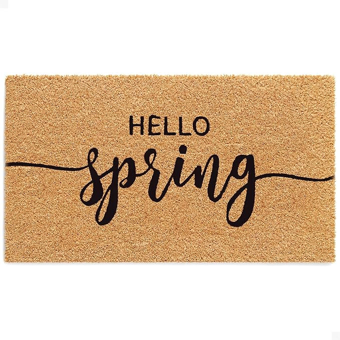 THEODORE MAGNUS Door Mat - Welcome Mat for Front Door with Non-Slip Backing - Durable Spring & Su... | Amazon (US)