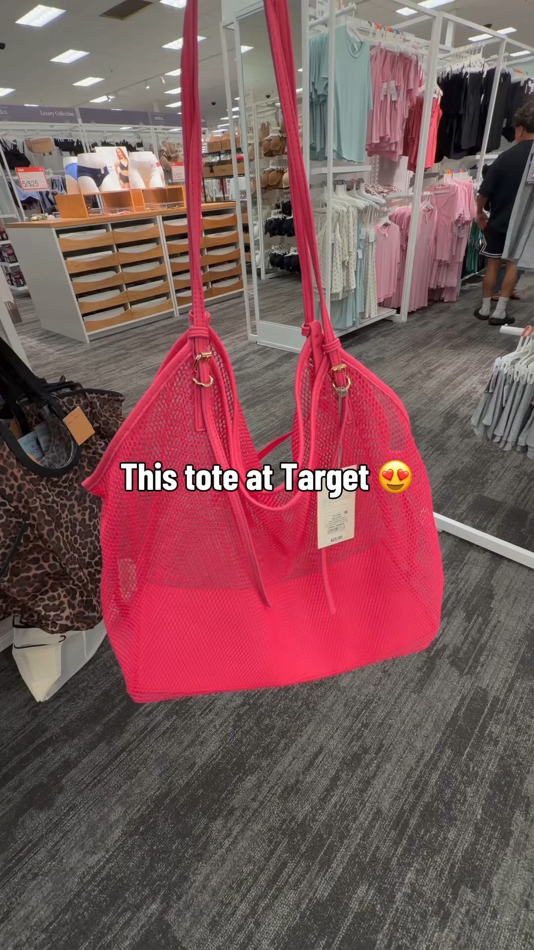 This neon pink tote at Target is impossible to ignore 🦩 Perfect for beach days, pool trips & summer errands ☀️

#LTKSeasonal #LTKTravel #LTKSwim