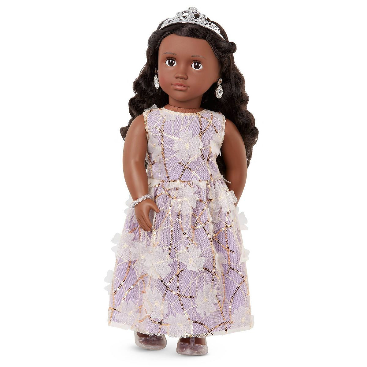Our Generation Ambreal with Tiara & Floral Gown Outfit 18" Fashion Doll | Target