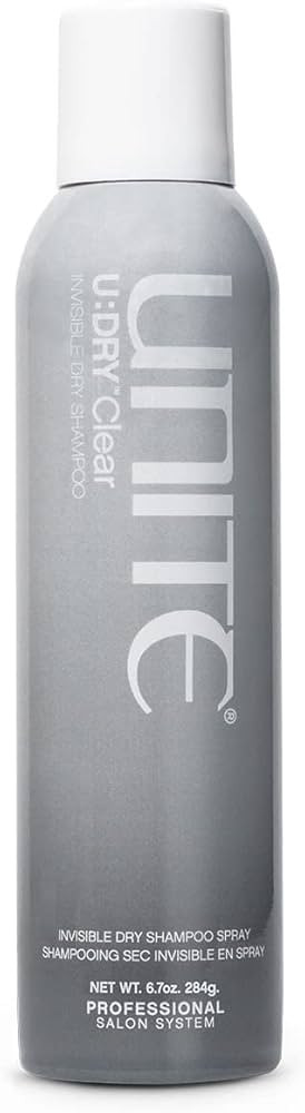 UNITE Hair - U:DRY Clear Invisible Dry Shampoo - Absorbs Oil, Neutralizes Odor, and Leaves No Res... | Amazon (US)