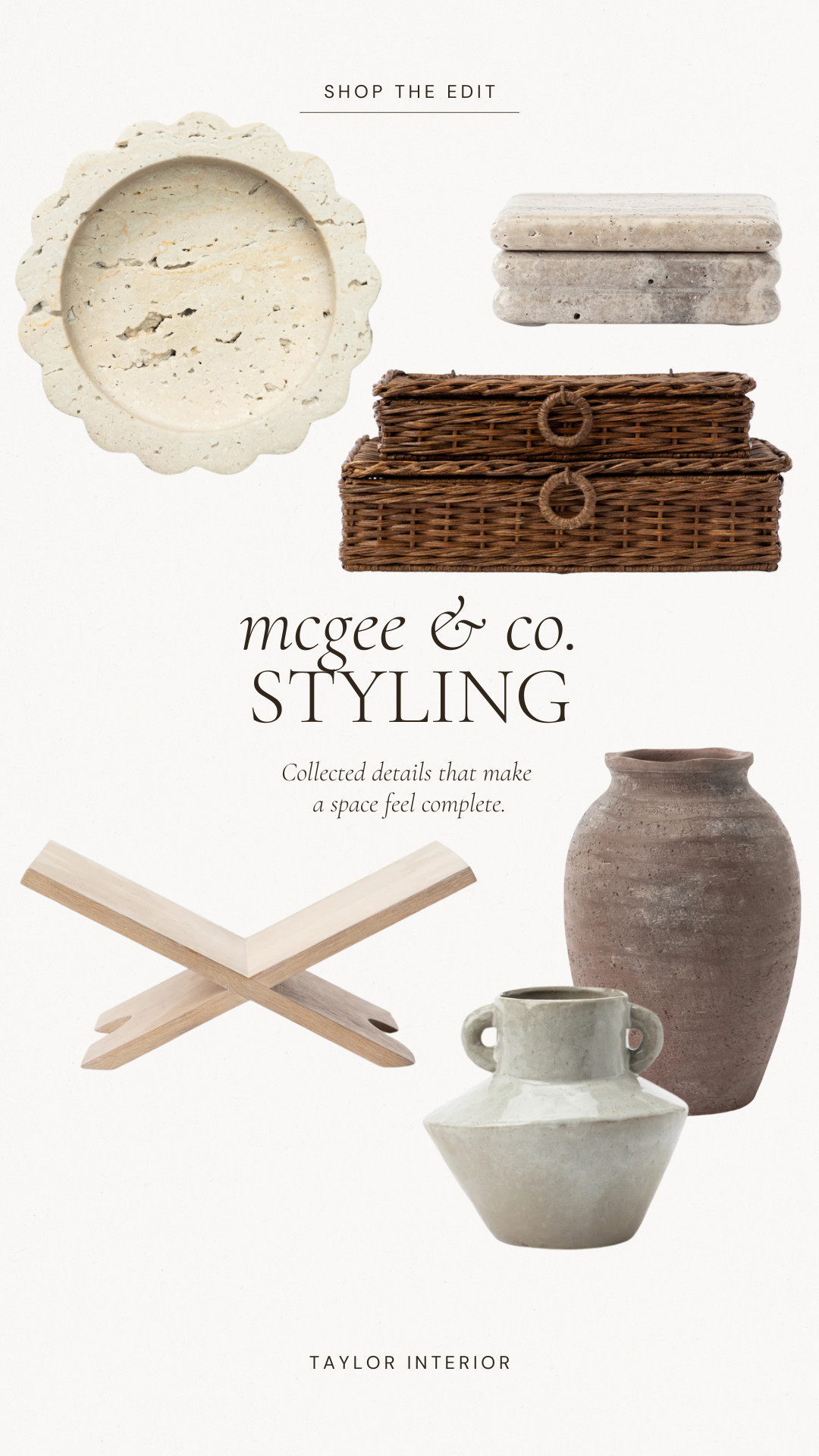 Styling details that make the space 🤎 I pulled together my go-to McGee & Co. accents — layered textures, sculptural shapes, and pieces that bring quiet impact to any room.

McGee & Co accents, home styling details, layered textures, sculptural home decor, neutral home decor, timeless interiors, cozy home styling, subtle statement pieces, home styling inspiration, classic home accents, neutral interiors, living room styling, home decor favorites, interior design details, quiet impact decor


#LTKHome #LTKFindsUnder100 #LTKFindsUnder50