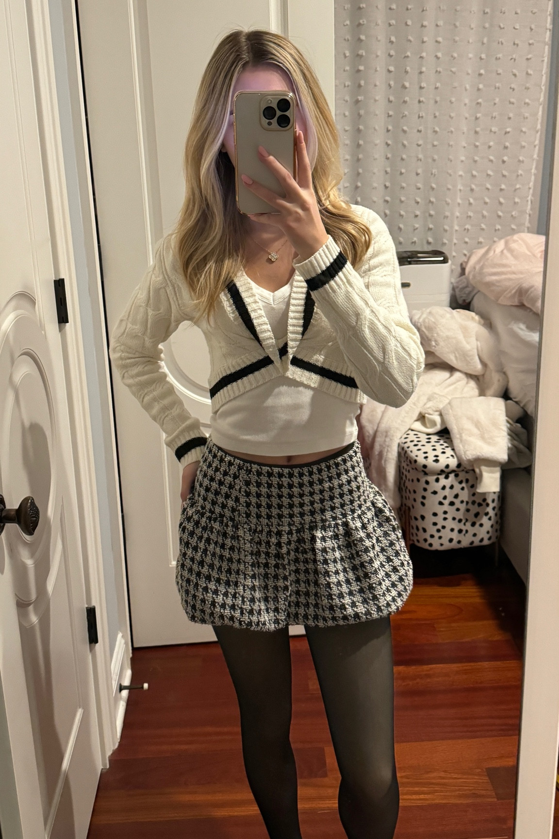 trendy super cute  outfit

sweater outfit, tights#LTKMostLoved 

#LTKSeasonal #LTKStyleTip