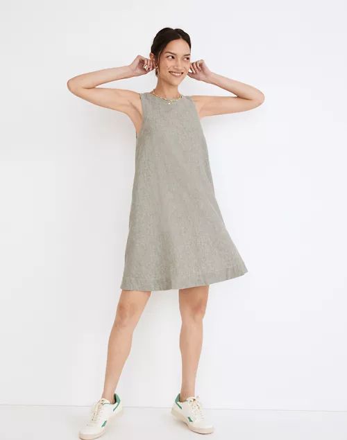 Linen-Cotton Tank Mini Dress | Madewell