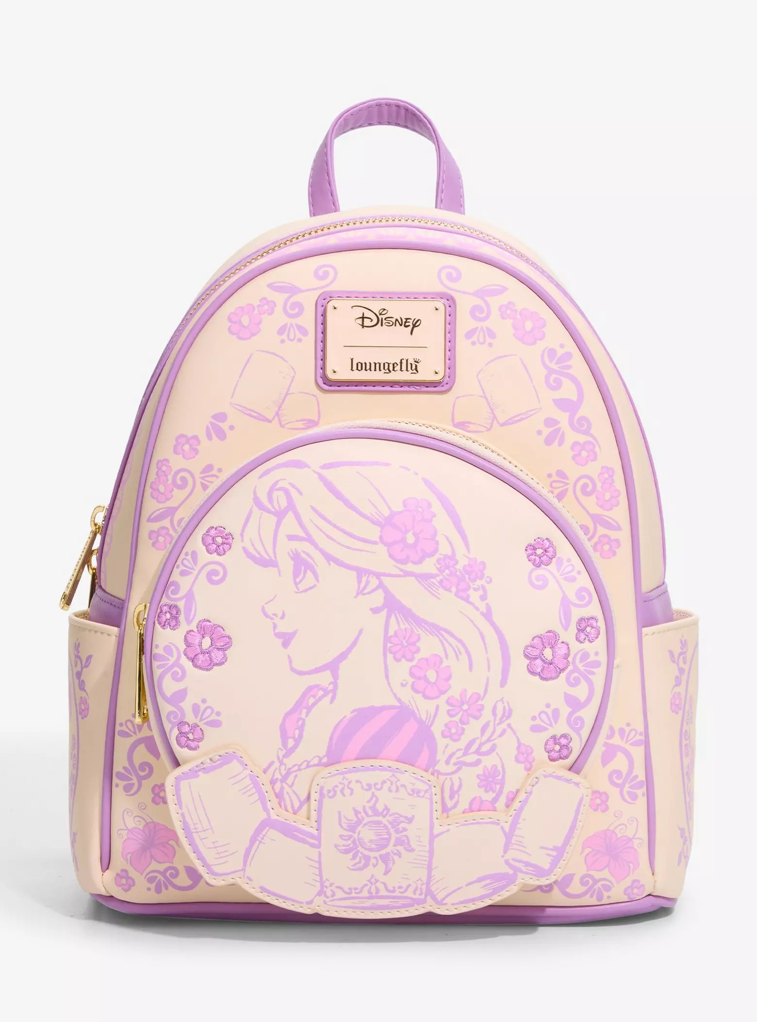 Loungefly Disney Tangled Rapunzel Sketched Mini Backpack \u2014 BoxLunch Exclusive | BoxLunch | BoxLunch